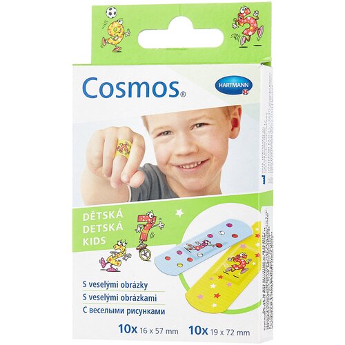 Hartmann Cosmos Kids пластырь для детей 20 шт.