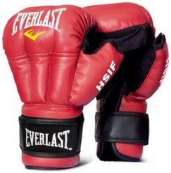 Перчатки для рукопашного боя Everlast HSIF PU 12oz L красные