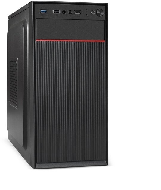 Exegate EX292351RUS Корпус Minitower ExeGate BAA-113U (mATX, без БП, 2*USB+1*USB3.0, аудио, черный)