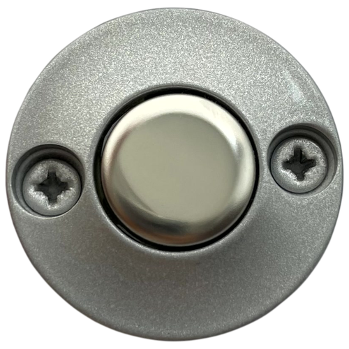 Кнопка выхода с подсветкой JSBo 25.1 серый металлик