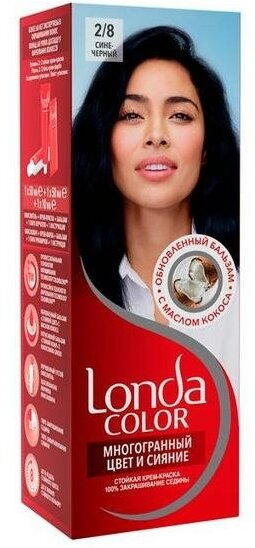 Краска для волос Londa color 2/8 сине-черный