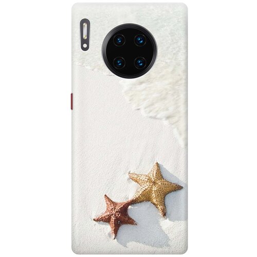 фото Gosso ультратонкий силиконовый чехол-накладка для huawei mate 30 pro с принтом "две морские звезды"