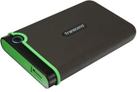 Внешний жесткий диск Transcend StoreJet 25M3, 2 ТБ, USB 3.1 Gen 1 (TS2TSJ25M3S) зеленый