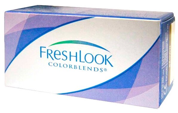 FreshLook ColorBlends 2 линзы В упаковке 2 штуки Цвет Sterling Gray Оптическая сила -4 Радиус кривизны 8.6