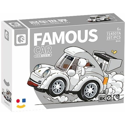 Конструктор SEMBO Famous Car: Mini Sports Car, 197 дет. (714507A) конструктор sembo famous car the little bear открываются двери 320 дет 714011