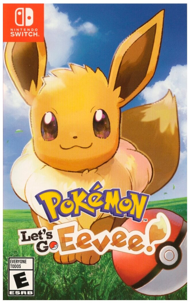 Игра Pokémon: Let's Go, Eevee! для Nintendo Switch, картридж