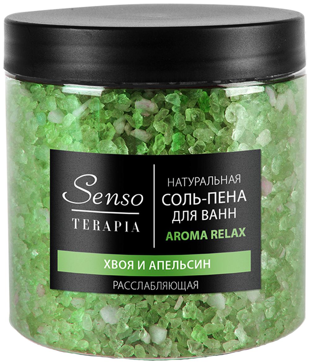 Senso Terapia Соль-пена для ванн Aroma Relax Расслабляющая, 560 г