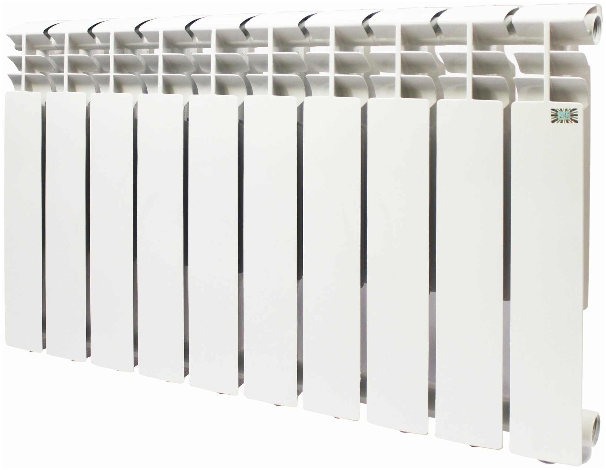 Комплект Радиатор отопления алюминиевый, секционный, STI, Classic, 10 секций, 500/80, 810 Вт. - фотография № 2