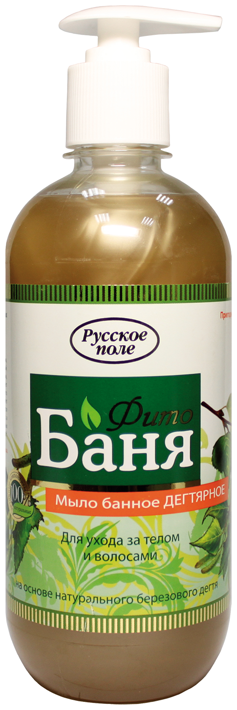 Русское Поле Мыло жидкое Фитобаня Дегтярное, 500 мл