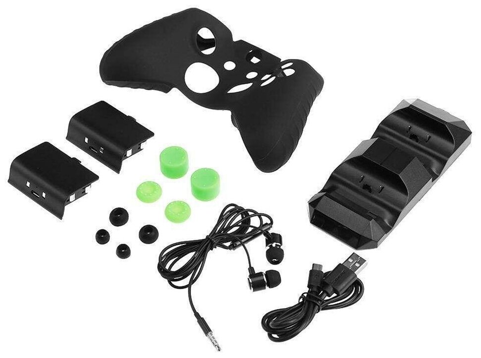 Dobe Комплект аксессуаров Super Kit для консоли Xbox One/One X/One S (TYX-1752)