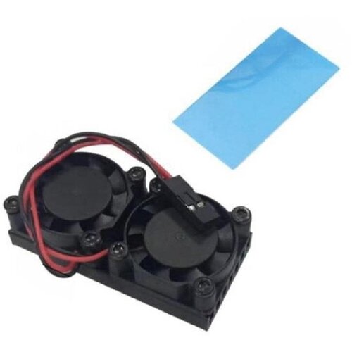 Кулер ACD Double Fans+ Radiator for Raspberry Pi 3B+/4B (RASP3409) (RA535) ультразвуковой модуль φ датчик расстояния для arduino r3 mega2560 duemilanove nano robot для rapsberry pi 4b 3b