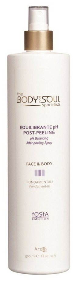 Ardes Средство для тела Equilibrante Ph Post Peeling Body&soul Proff, 500 мл