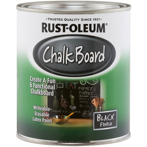 Rust-Oleum Specialty Chalk Board Краска с эффектом грифельной доски, коллеруемая база, б/ц (0,822л)