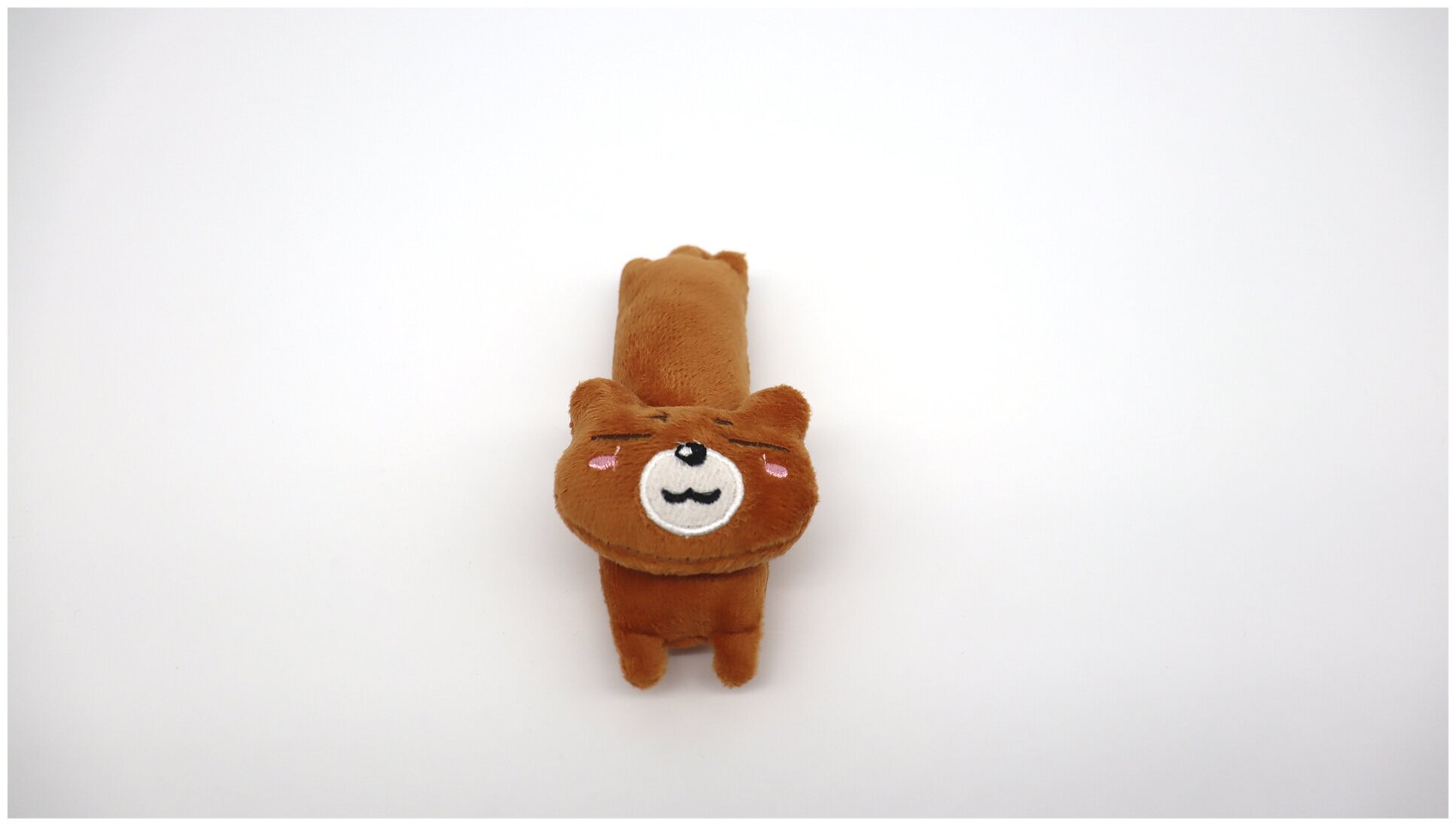 Мягкая игрушка для кошек с мятой "Счастливый медвежонок", 16 см - фотография № 6