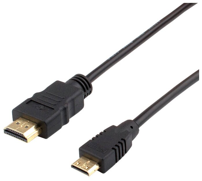 Кабель Atcom HDMI - mini HDMI, 1 м, 1 шт, черный