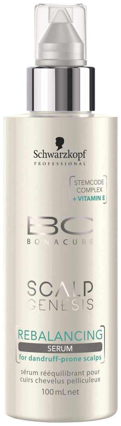 Schwarzkopf Professional Scalp Genesis Балансирующая сыворотка для волос и кожи головы, 100 мл, бутылка