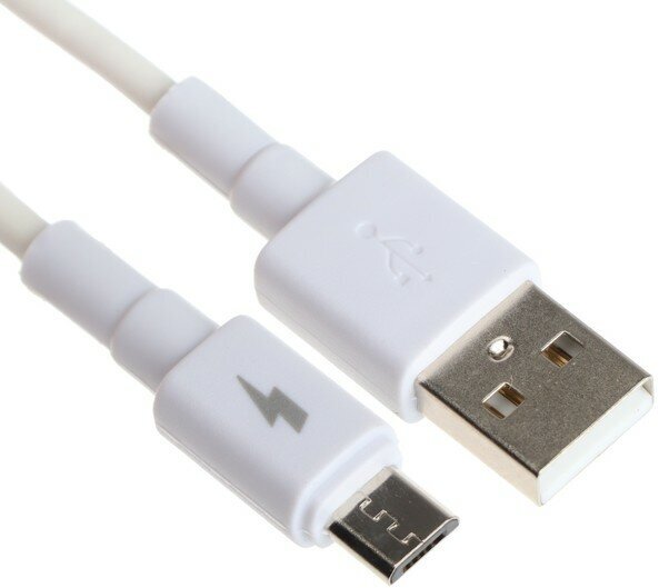 Кабель Exployd EX-K-1149, microUSB - USB, 2 А, 1 м, зарядка + передача данных, белый