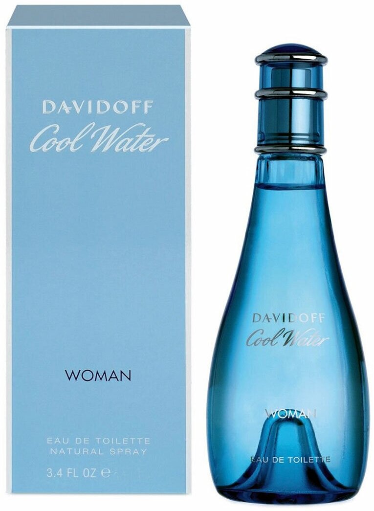 Туалетная вода женская Davidoff Cool Water Woman, 50мл / Давыдоф Ватер женские духи для женщин в подарок