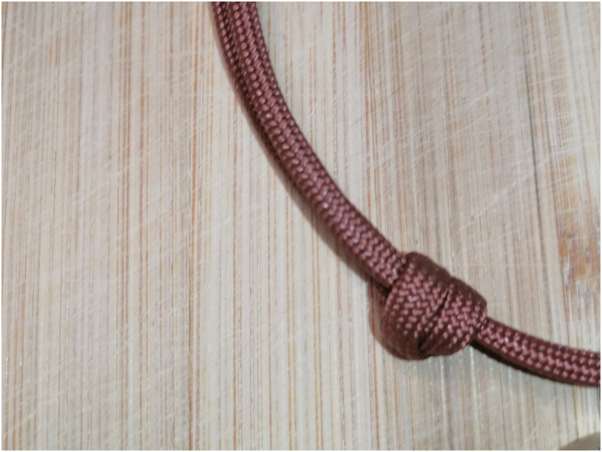 Шнурок для адресника, коричневый, размер XS - 15-30 см - фотография № 6