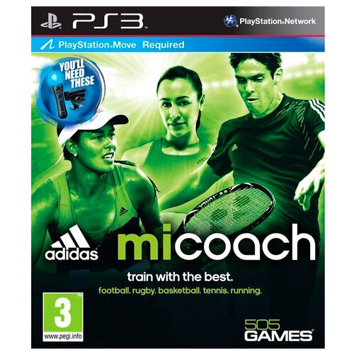 Adidas miCoach (только для PS Move) [PS3, английская версия]