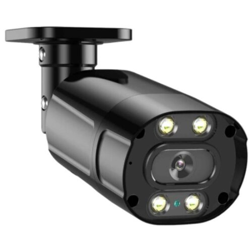 Камера уличная сетевая IP 4К микрофон белая подсветка 28 мм KAM068 469200₽