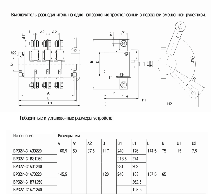 Рубильник IEK ВР32И-35В31250 250 А - фотография № 3