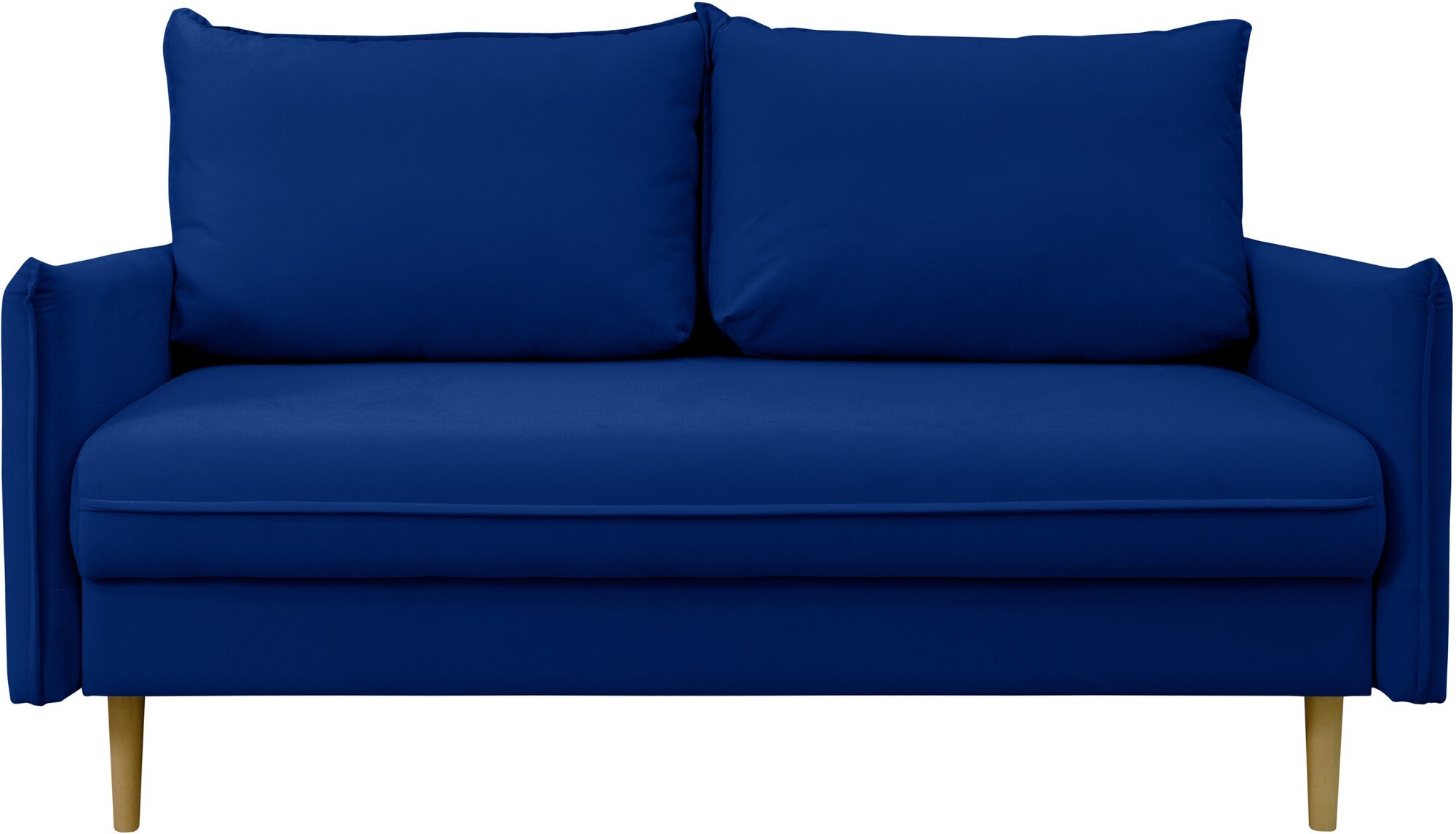Диван-кровать Фьорд синий, раскладной, механизм Юниор, 158х98х95 см, Спальное место 140x190 см