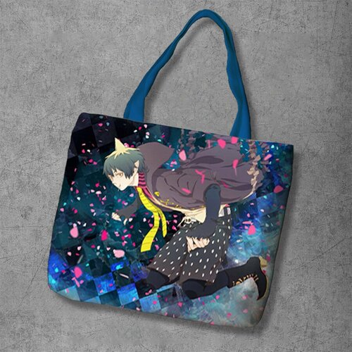 фото Сумка шоппер anime dakimakura, фактура рельефная, мультиколор