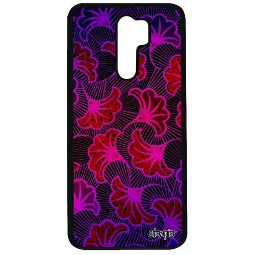 фото Чехол на смартфон xiaomi redmi 9, "африканский принт" цветы мотив utaupia