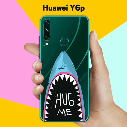 Силиконовый чехол Акула на Huawei Y6p силиконовый чехол мона на huawei y6p