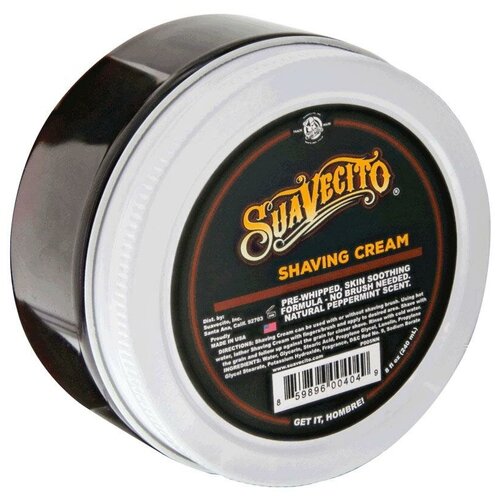 Suavecito Shaving cream - Крем для бритья, 240 мл.