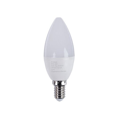 Лампа светодиодная свеча С37 5W, E14, 420lm 4000К