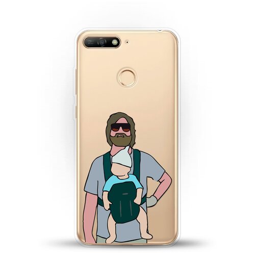 фото Силиконовый чехол алан на huawei y6 prime (2018) andy & paul