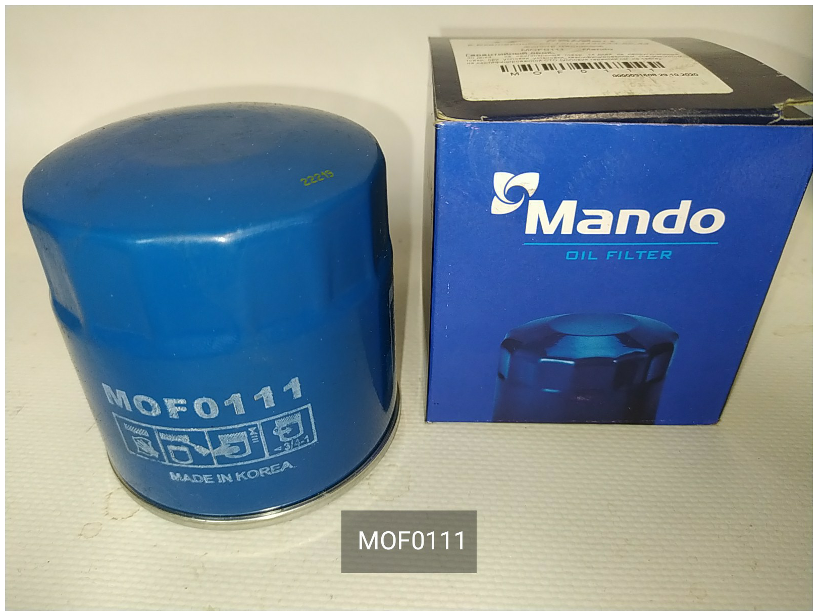 Масляный фильтр MANDO MOF0111