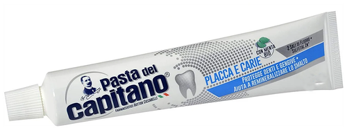 Pasta Del Capitano Teeth and Gums Protection Plaque & Cavities Зубная паста от налета и кариеса 15 мл