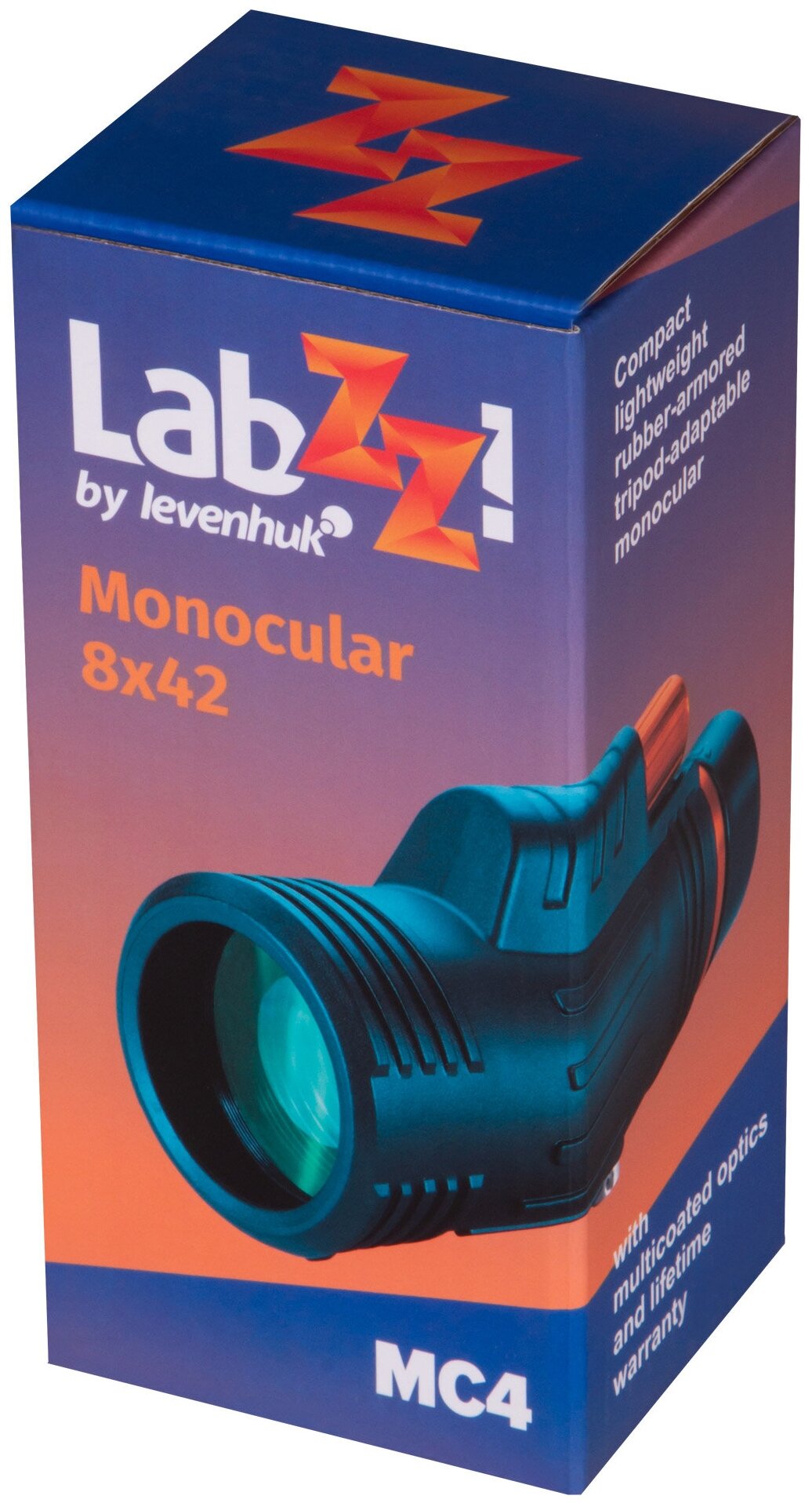 Монокуляр LEVENHUK LabZZ MC4, 8 x 42, зеленый [74097] - фото №11