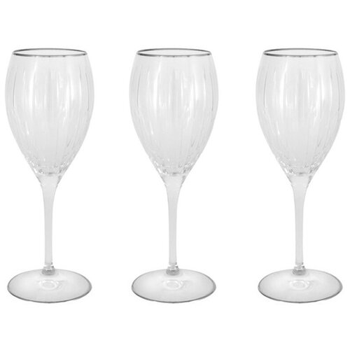 фото Набор хрустальных бокалов для вина same "пиза", серебро, 6 предметов, 0.275 л (sm2101_1_sal) same decorazione