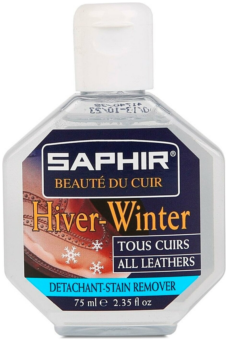 SAPHIR - Очиститель от соли HIVER-WINTER, пластик.флакон, 75мл.