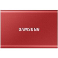 Внешний накопитель SSD SAMSUNG 1.8" T7 1.0 Tb USB 3.2 Red MU-PC1T0R/WW