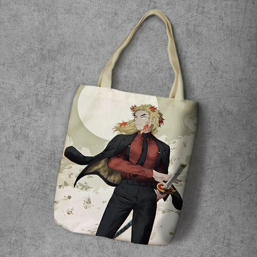 фото Сумка шоппер anime dakimakura, фактура рельефная, мультиколор