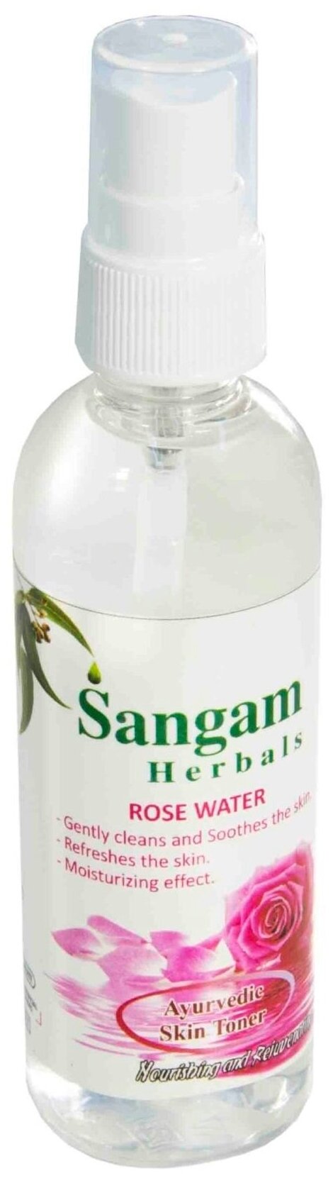 Sangam Herbals Тоник Розовая вода, 100 мл