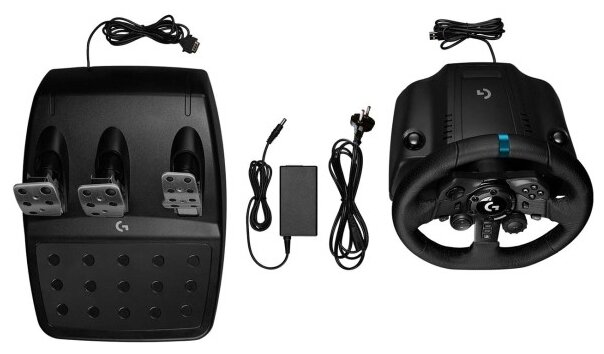 Контроллер игровой Logitech G923 гоночный руль и педали для PS4 и ПК