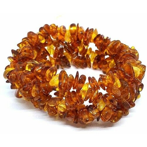 Жесткий браслет RDS, янтарь