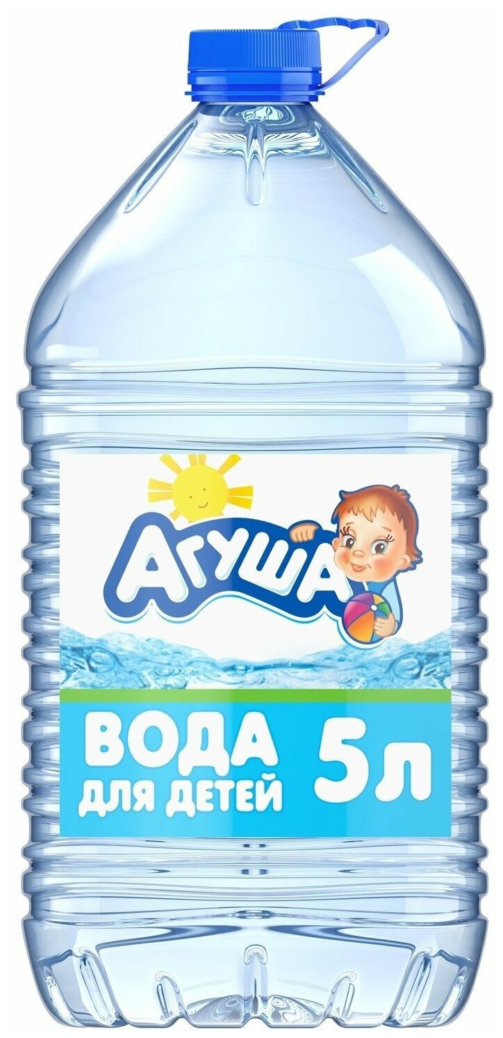 Спайка/Детская вода Агуша, c рождения (4 шт) - фотография № 2