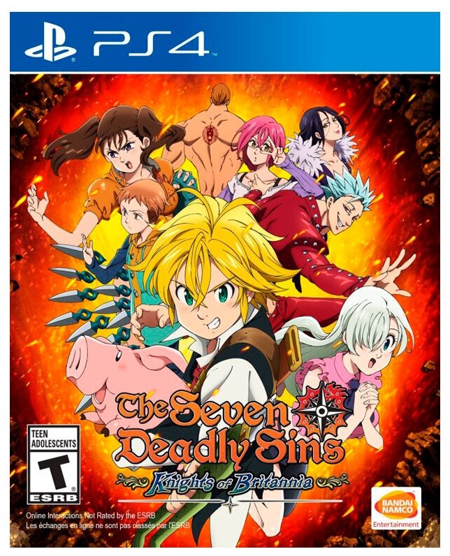 The Seven Deadly Sins : Knights of Britannia (PS4) английский язык