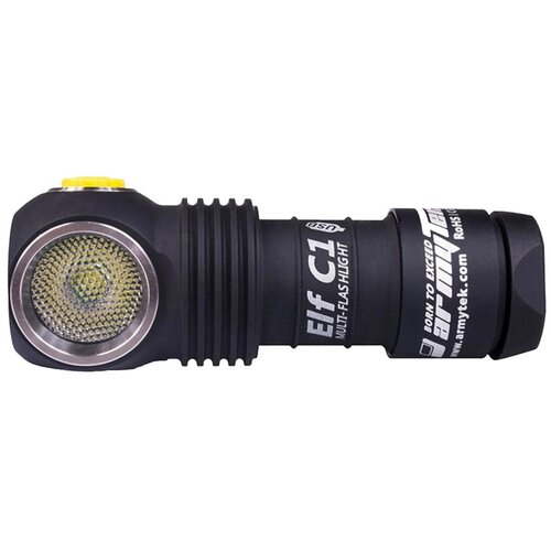 фото Ручной фонарь armytek elf c1 micro-usb xp-l (теплый свет) + 18350 li-ion черный