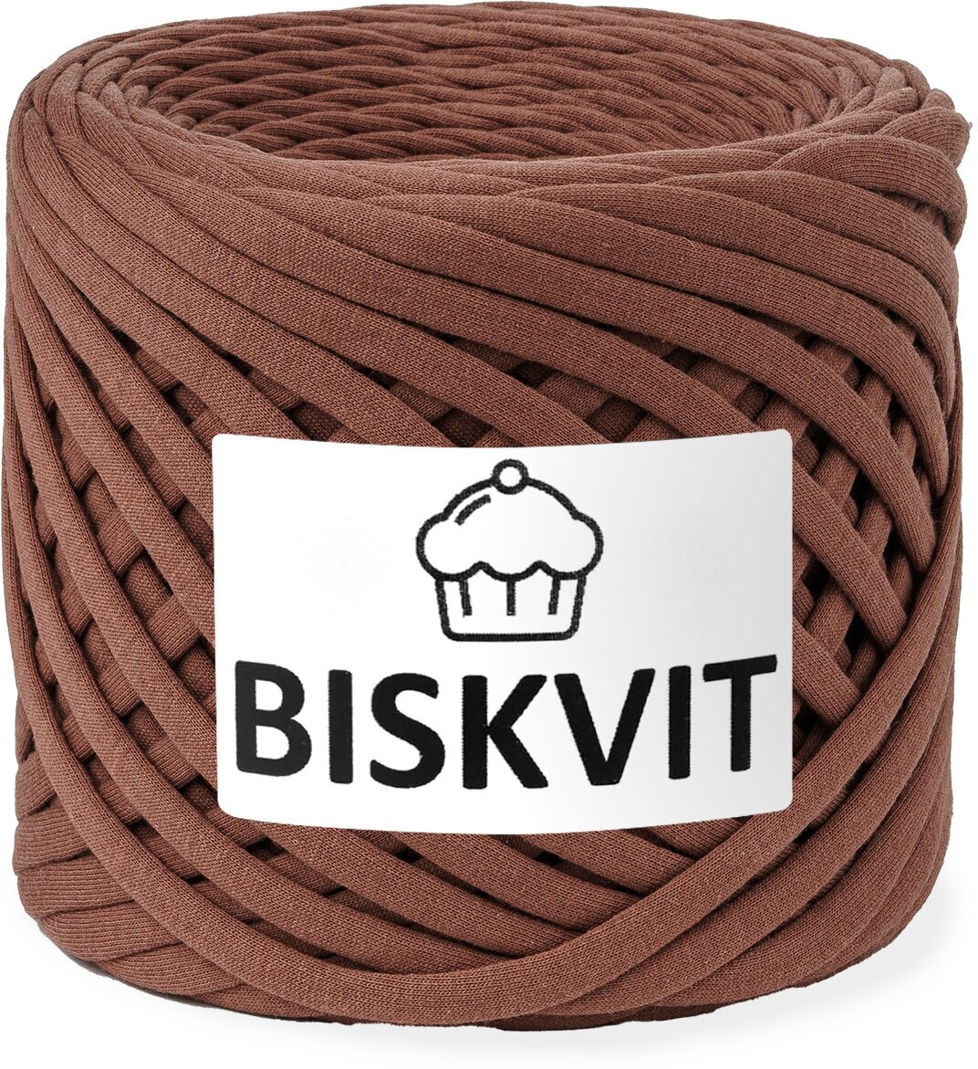 Трикотажная пряжа Biskvit Брауни, 100 м