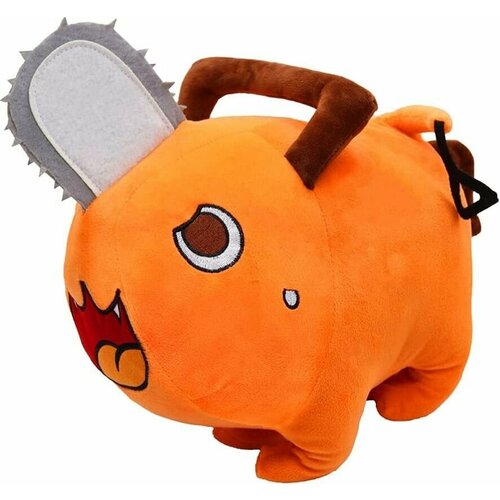 фото Мягкая плюшевая игрушка собака-демон почита из аниме "человек-бензопила" 25 см rage toys
