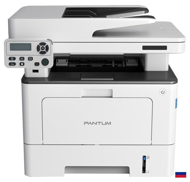 Pantum BM5106ADN, P/C/S, Mono laser, A4, 40 ppm (max 100000 p/mon), 1.2 GHz, 1200x1200 dpi, 512 MB RAM, Duplex, DADF50, paper tray 250 pages, USB, ...