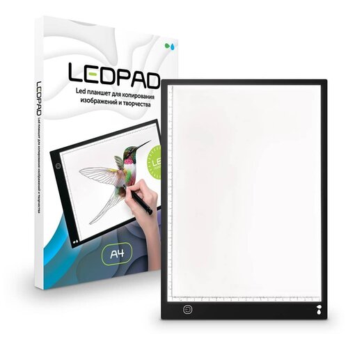 фото Планшет назад к истокам ledpad с led подсветкой (ledpb) черный/белый